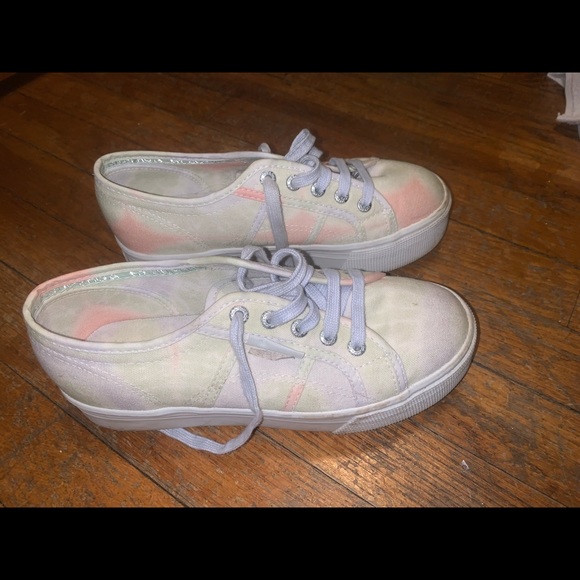 Pastel Tie-Dye Superga 1.5 inch Platform - Picture 2 of 5